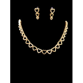 Rose Gold Necklace set