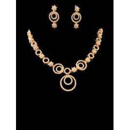 Rose Gold Necklace set